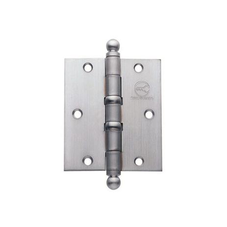 Dobradiça 485 4x3” avulsa cromo acetinado - La fonte Menor preço em Dobradiça 485 4x3” avulsa cromo acetinado - La fonte
