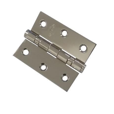 Dobradiça com anel 4”x3” kit com 3 peças inox polido - Geris Menor preço em Dobradiça com anel 4”x3” kit com 3 peças inox polido - Geris