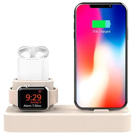 base carregador iphone e apple watch