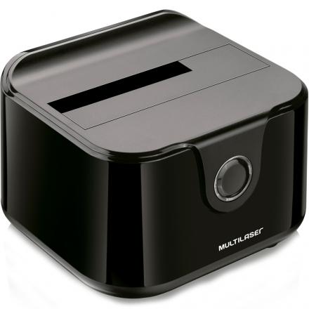 Docking Station p/ Hd 2,5/3,5 Sata 1 Baia Multilaser - GA Menor preço em Docking Station p/ Hd 2,5/3,5 Sata 1 Baia Multilaser - GA
