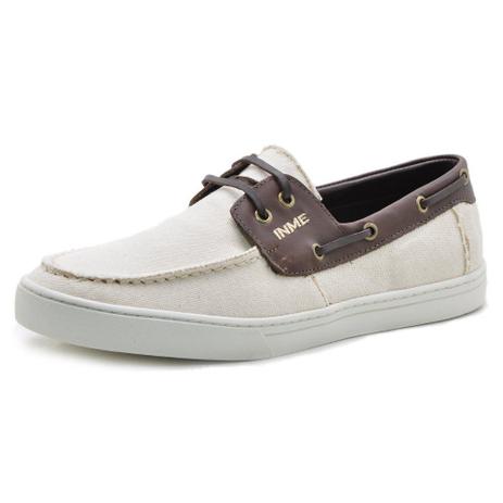 Dockside Masculino Lona 804 Bege 293 - Sapato De Franca - Mocassim Masculino - Magazine Luiza
