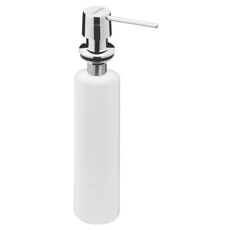 Dosador de sabao tramontina em aco inox com recipiente plastico 500 ml Menor preço em Dosador de sabao tramontina em aco inox com recipiente plastico 500 ml
