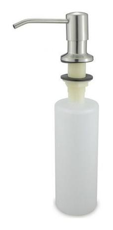Dosador dispenser porta sabonete líquido e detergente plático de embutir 300ml - M&A STORE Menor preço em Dosador dispenser porta sabonete líquido e detergente plático de embutir 300ml - M&A STORE