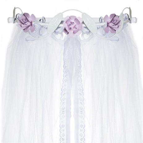 Dossel P Flores Rosa Com Mosquiteiro Quarto Bebê Infantil Menina - Potinho de mel Menor preço em Dossel P Flores Rosa Com Mosquiteiro Quarto Bebê Infantil Menina - Potinho de mel