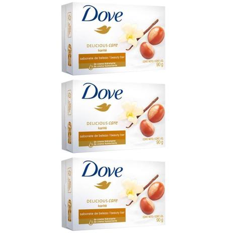 Dove Creamy Comfort Karité Baunilha / Vanilla Sabonete 90g (Kit C/03) Menor preço em Dove Creamy Comfort Karité Baunilha / Vanilla Sabonete 90g (Kit C/03)