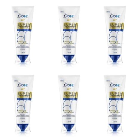 Dove Fator Nutrição 6.0 Condicionador 170ml (Kit C/06) Menor preço em Dove Fator Nutrição 6.0 Condicionador 170ml (Kit C/06)