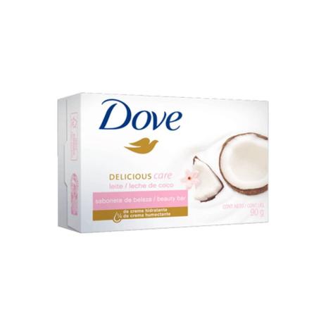 Dove Leite De Coco Sabonete 90g Menor preço em Dove Leite De Coco Sabonete 90g