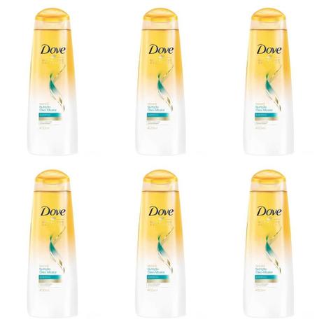 Dove Nutrição Óleo Micelar Shampoo 400ml (Kit C/06) Menor preço em Dove Nutrição Óleo Micelar Shampoo 400ml (Kit C/06)