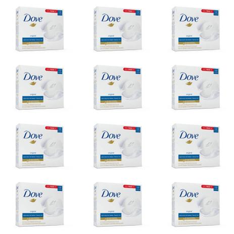 Dove Original Sabonete 12x90g (Kit C/12) Menor preço em Dove Original Sabonete 12x90g (Kit C/12)