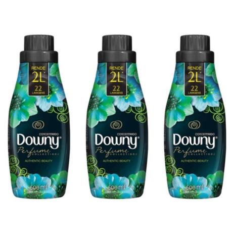 Downy Authentic Beauty Amaciante De Roupas Concentrado 500ml (Kit C/03) é boa?