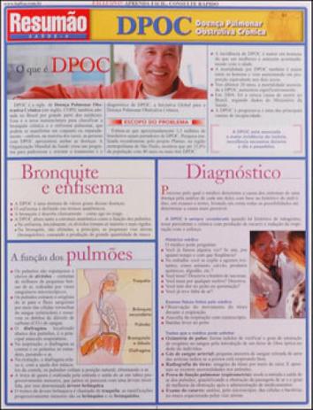 Dpoc doença pulmonar obstrutiva cronica: resumao - Barros, fischer  associados é boa?