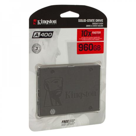 Drive Ssd A400 960gb Kingston Sata3 - Sa400s37/960g Menor preço em Drive Ssd A400 960gb Kingston Sata3 - Sa400s37/960g