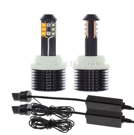 Drl Led Luz Diurna 7440 Branco/Âmbar Canbus Canceller - Par - Zauleon Menor preço em Drl Led Luz Diurna 7440 Branco/Âmbar Canbus Canceller - Par - Zauleon