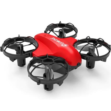 Drone Mini Eachine E008 2.4G 4CH Sensor Obstaculos Vermelho Menor preço em Drone Mini Eachine E008 2.4G 4CH Sensor Obstaculos Vermelho