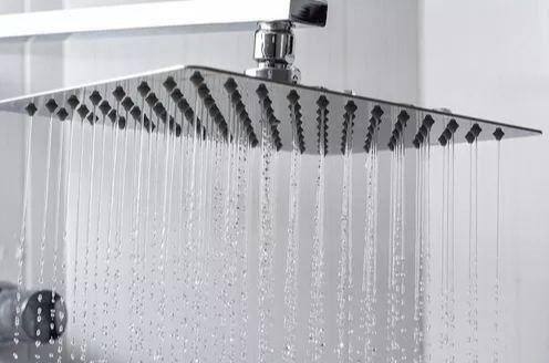 Ducha Chuveiro Slim Quadrado Inox 20x20cm Com Braço De 38cm - Jiwi Menor preço em Ducha Chuveiro Slim Quadrado Inox 20x20cm Com Braço De 38cm - Jiwi