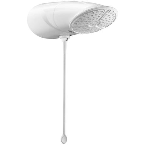Ducha / Chuveiro TopJet Multi Lorenzetti 127v 5500w Branca com Haste Prolongadora 30cm Menor preço em Ducha / Chuveiro TopJet Multi Lorenzetti 127v 5500w Branca com Haste Prolongadora 30cm
