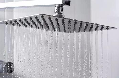 Ducha Cromada Slim Quadrada 30x30cm. Inox Silver Edition - Sollux Menor preço em Ducha Cromada Slim Quadrada 30x30cm. Inox Silver Edition - Sollux