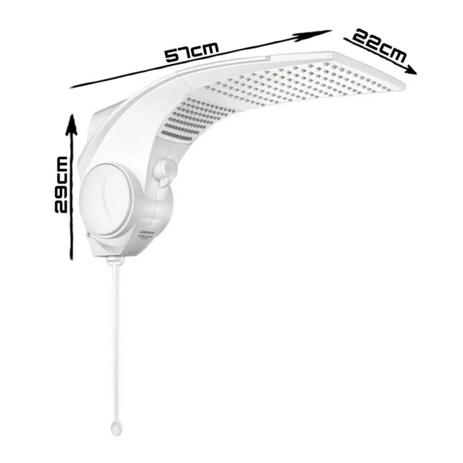 Ducha Duo Shower Quadra Eletrônica Lorenzetti 7500W Menor preço em Ducha Duo Shower Quadra Eletrônica Lorenzetti 7500W