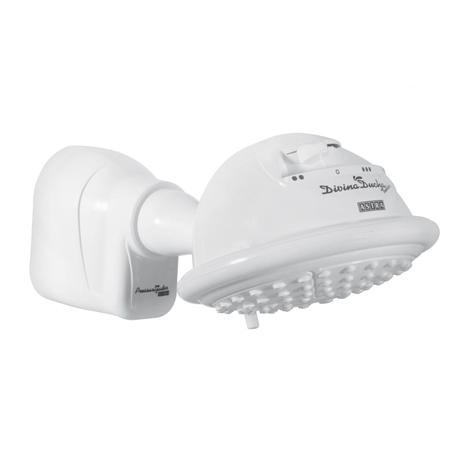 Ducha Elétrica Divina Turbo 5500W Astra 220V Branco Menor preço em Ducha Elétrica Divina Turbo 5500W Astra 220V Branco