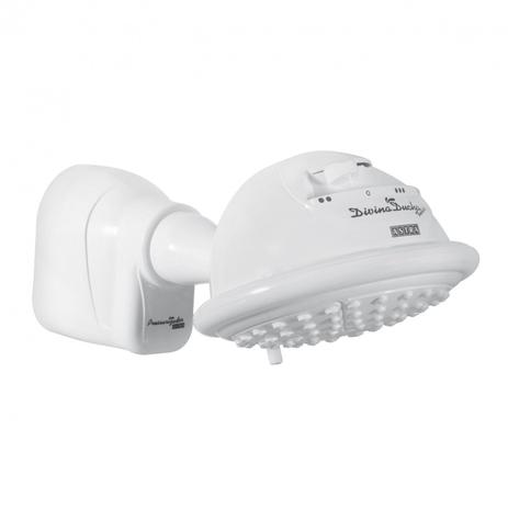 Ducha Elétrica Divina Turbo 6800W Astra 220V Branco Menor preço em Ducha Elétrica Divina Turbo 6800W Astra 220V Branco