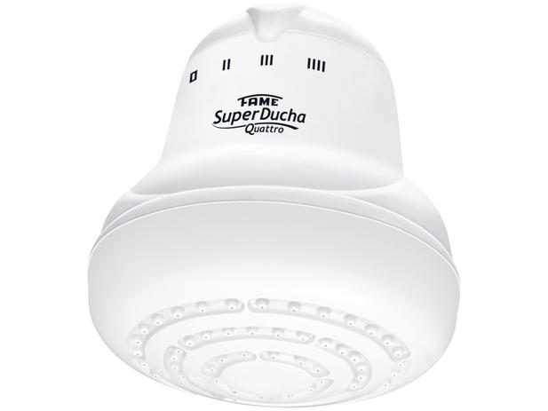 Ducha Fame Super Quattro 6800W Redonda - 4 Temperaturas Branca Multitemperaturas Menor preço em Ducha Fame Super Quattro 6800W Redonda - 4 Temperaturas Branca Multitemperaturas