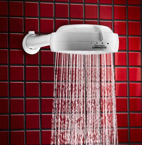 Ducha Fashion 7500W Resistência Refil 4 Temperaturas Branco Lorezentti - 220V - Lorenzetti Menor preço em Ducha Fashion 7500W Resistência Refil 4 Temperaturas Branco Lorezentti - 220V - Lorenzetti