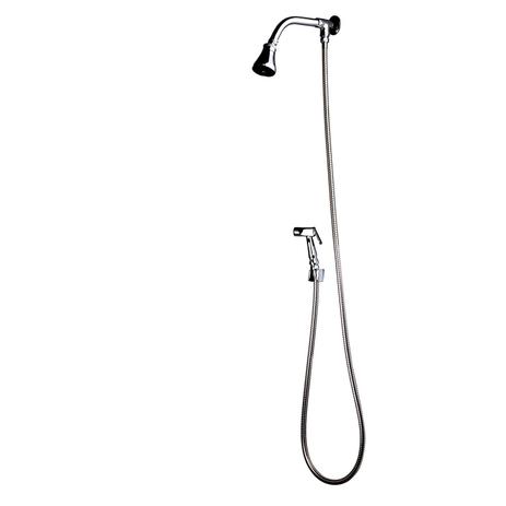 Ducha Fria Articulada com Desviador Flexível Cromado - Stoc metais Menor preço em Ducha Fria Articulada com Desviador Flexível Cromado - Stoc metais