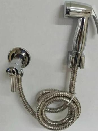 Ducha Higiênica c 72 Banheiro Abs Cromado 1/4 Volta Chuveirinho Privada (Duchinha) - RS Metais Menor preço em Ducha Higiênica c 72 Banheiro Abs Cromado 1/4 Volta Chuveirinho Privada (Duchinha) - RS Metais