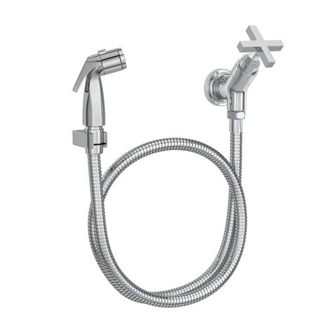 Ducha Higiênica C/ Registro e Derivação Quadratta Clássica Deca Menor preço em Ducha Higiênica C/ Registro e Derivação Quadratta Clássica Deca