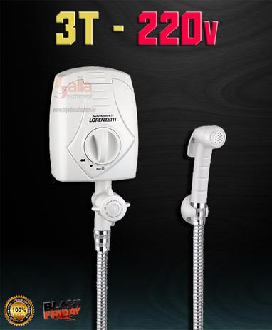 Ducha Higiênica Elétrica 3 Temperaturas Lorenzetti 220v com Gatilho 3 Posições Menor preço em Ducha Higiênica Elétrica 3 Temperaturas Lorenzetti 220v com Gatilho 3 Posições