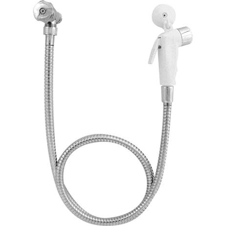 Ducha Higiênica Higiban Pop com Registro e Gatilho Branco Menor preço em Ducha Higiênica Higiban Pop com Registro e Gatilho Branco