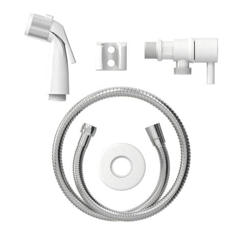Ducha Higiênica Kit Completo 1/4 de Volta com Registro ABS - Censi Menor preço em Ducha Higiênica Kit Completo 1/4 de Volta com Registro ABS - Censi