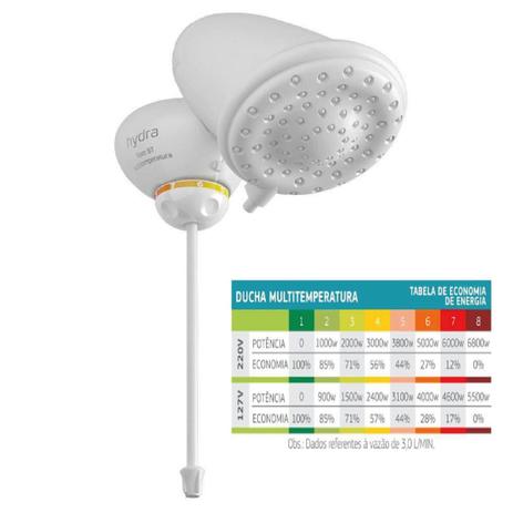 Ducha Hydra Multitemperatura Spot 8T 127v 5500w Menor preço em Ducha Hydra Multitemperatura Spot 8T 127v 5500w