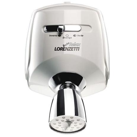 Ducha Lorenzetti Relax Luxo Branca Cromada 5500w 220v Menor preço em Ducha Lorenzetti Relax Luxo Branca Cromada 5500w 220v