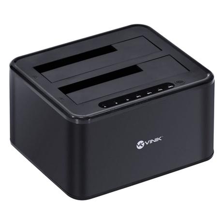 Duplicador De HD Docking Station DP35-A30B USB 3.0 P/ Sata Preto - Vinik Menor preço em Duplicador De HD Docking Station DP35-A30B USB 3.0 P/ Sata Preto - Vinik