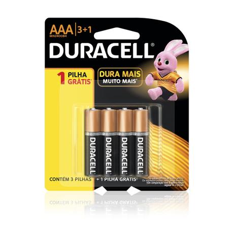 Duracell Pilha Alcalina AAA Leve 4 Pague 3 Menor preço em Duracell Pilha Alcalina AAA Leve 4 Pague 3