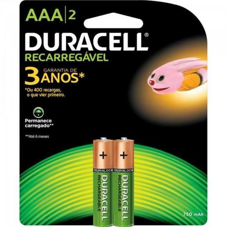 Duracell pilha palito aaa c/2 é boa?