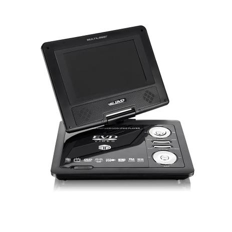 DVD Automotivo Portátil 7 - AU710 - Multilaser Menor preço em DVD Automotivo Portátil 7 - AU710 - Multilaser