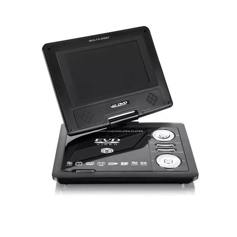 Dvd Automotivo Portatil 7 - Multilaser Menor preço em Dvd Automotivo Portatil 7 - Multilaser