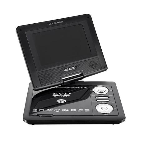 DVD Automotivo Portátil 7 Pol Entrada USB E SD AU710 Multilaser Menor preço em DVD Automotivo Portátil 7 Pol Entrada USB E SD AU710 Multilaser