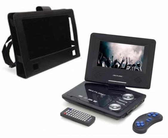 DVD Automotivo Portátil 7 Polegadas - Encosto de Cabeça Multilaser - AU710 Menor preço em DVD Automotivo Portátil 7 Polegadas - Encosto de Cabeça Multilaser - AU710