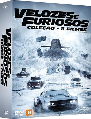 DVD Box - Velozes e Furiosos - Coleção com 8 Filmes - Universal studios Menor preço em DVD Box - Velozes e Furiosos - Coleção com 8 Filmes - Universal studios