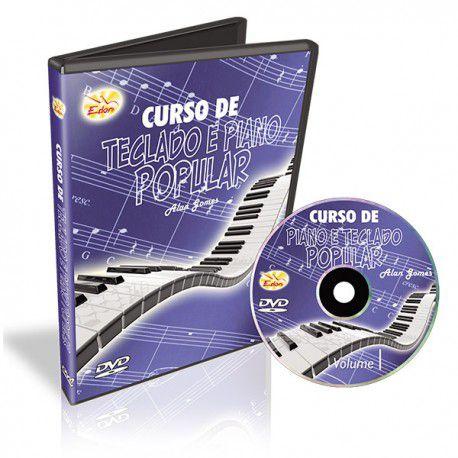 Dvd Curso De Teclado E Piano Popular Alan Gomes Vol.1,2,3 4 - Edon é boa?