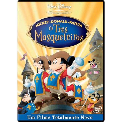 DVD Disney Mickey Donald Pateta Os 3 Mosqueteiros Menor preço em DVD Disney Mickey Donald Pateta Os 3 Mosqueteiros