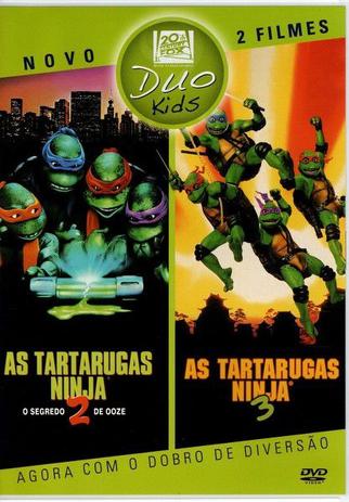 DVD Duo Kids 2 Filmes As Tartarugas Ninja 2 E 3 - Fox Menor preço em DVD Duo Kids 2 Filmes As Tartarugas Ninja 2 E 3 - Fox