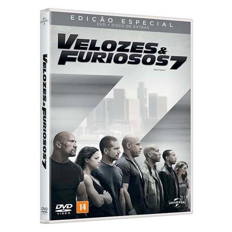 DVD Duplo - Velozes e Furiosos 7 - Edição Especial - Universal studios Menor preço em DVD Duplo - Velozes e Furiosos 7 - Edição Especial - Universal studios