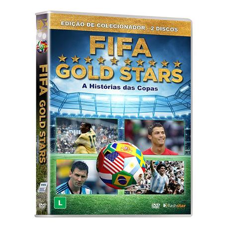 DVD - FIFA Gold Stars: A História das Copas - Flashstar filmes Menor preço em DVD - FIFA Gold Stars: A História das Copas - Flashstar filmes