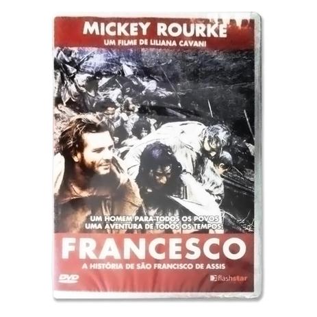 DVD Francesco - A História de São Francisco de Assis, com Mickey Rourke - Flash star filmes Menor preço em DVD Francesco - A História de São Francisco de Assis, com Mickey Rourke - Flash star filmes