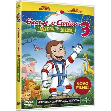 DVD - George, o Curioso - De Volta Para a Selva 3 - Universal studios Menor preço em DVD - George, o Curioso - De Volta Para a Selva 3 - Universal studios
