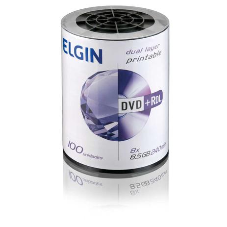 DVD Gravavel Dual Layer DVD+R 8,5GB/240MIN/8X Printabl - Elgin Menor preço em DVD Gravavel Dual Layer DVD+R 8,5GB/240MIN/8X Printabl - Elgin